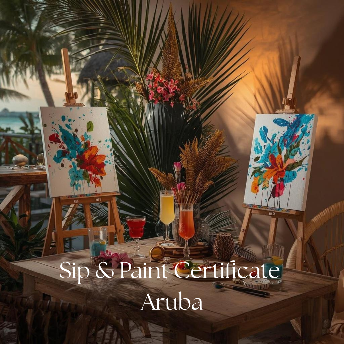 Sip & Paint Certificate